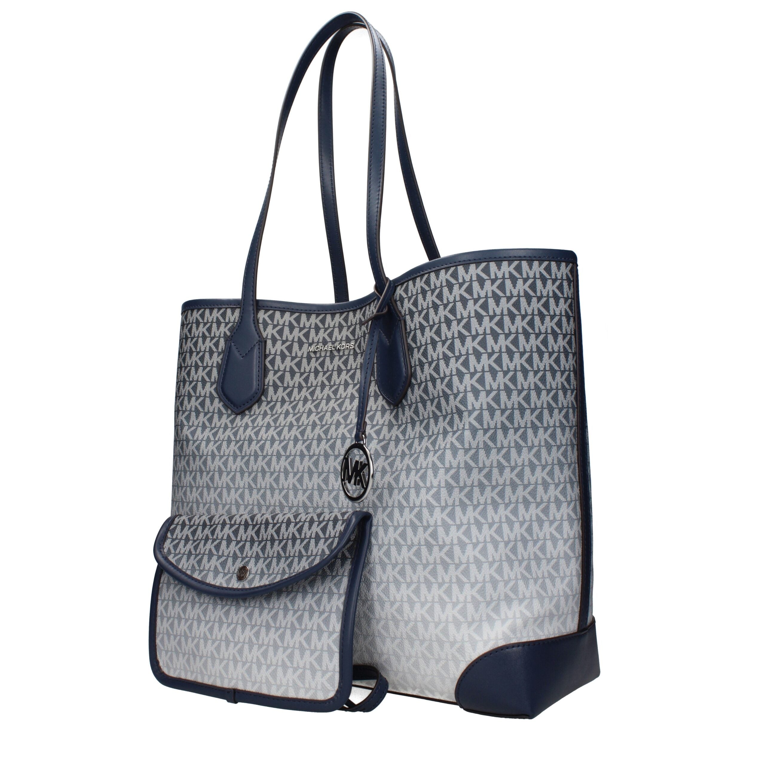 Michael Kors Blue Fabric Shoulder Bag