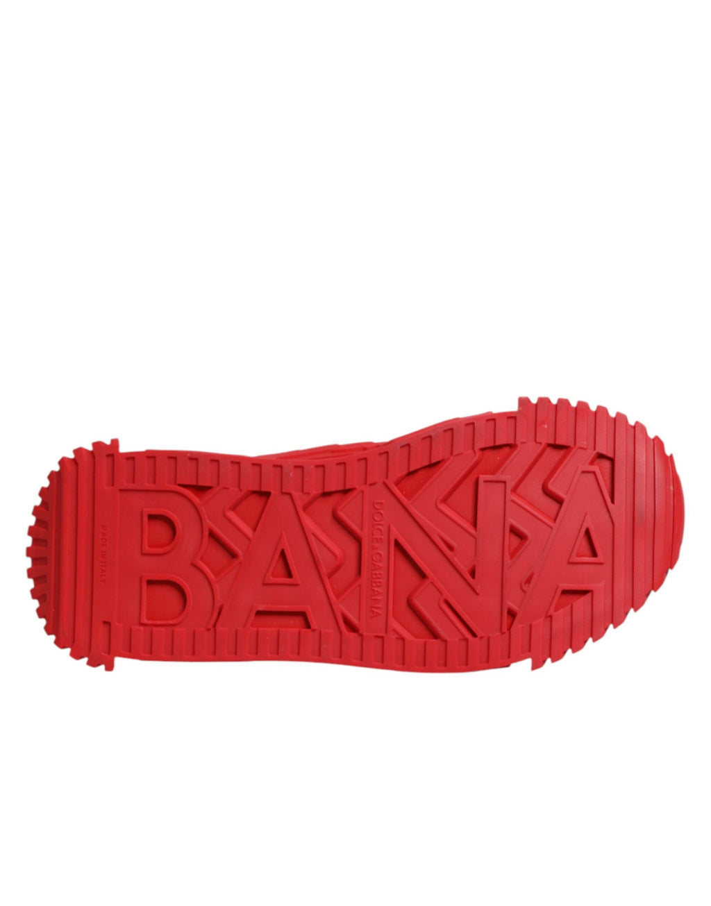 Dolce & Gabbana Red Logo Lace Low Top NS1 Sneakers Shoes