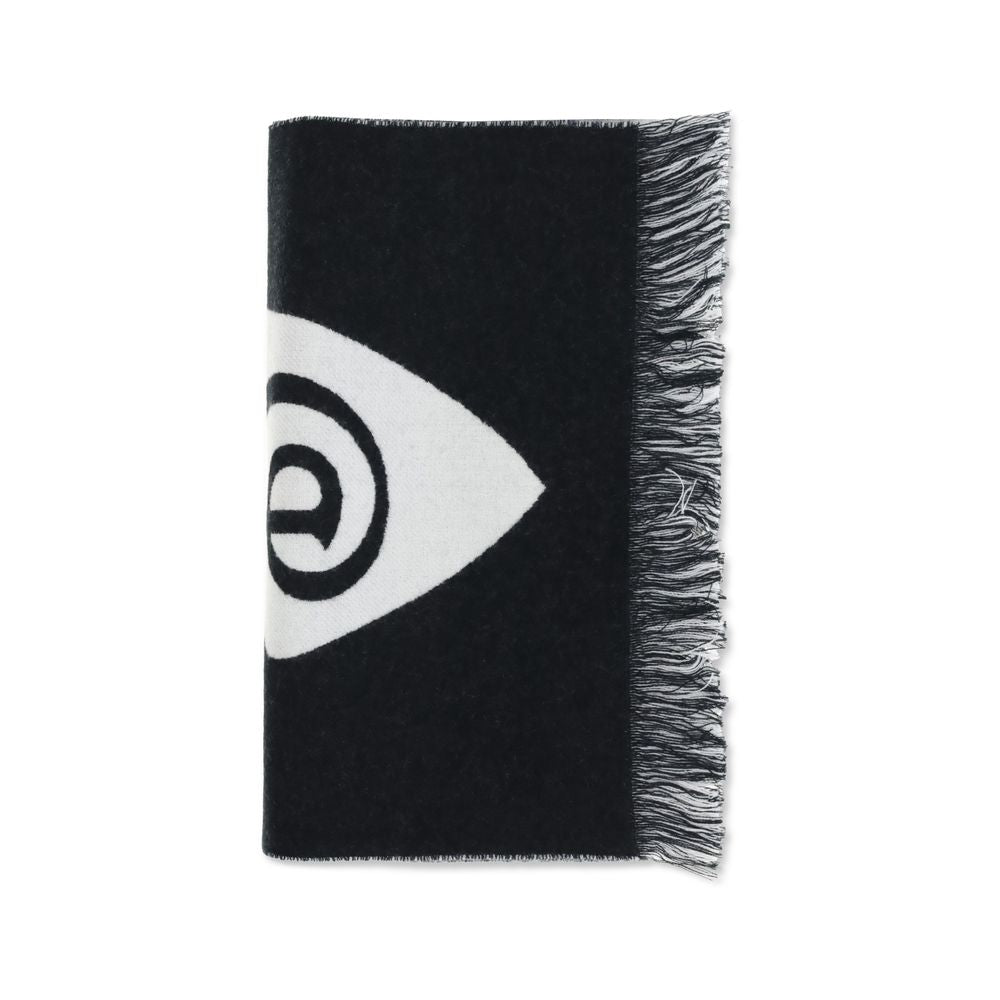 Burberry Black Wool Scarf