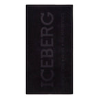 Iceberg Black Cotton Men's Beach Towel