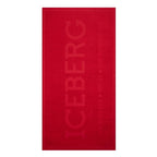 Iceberg Red Cotton Men Beach Towel