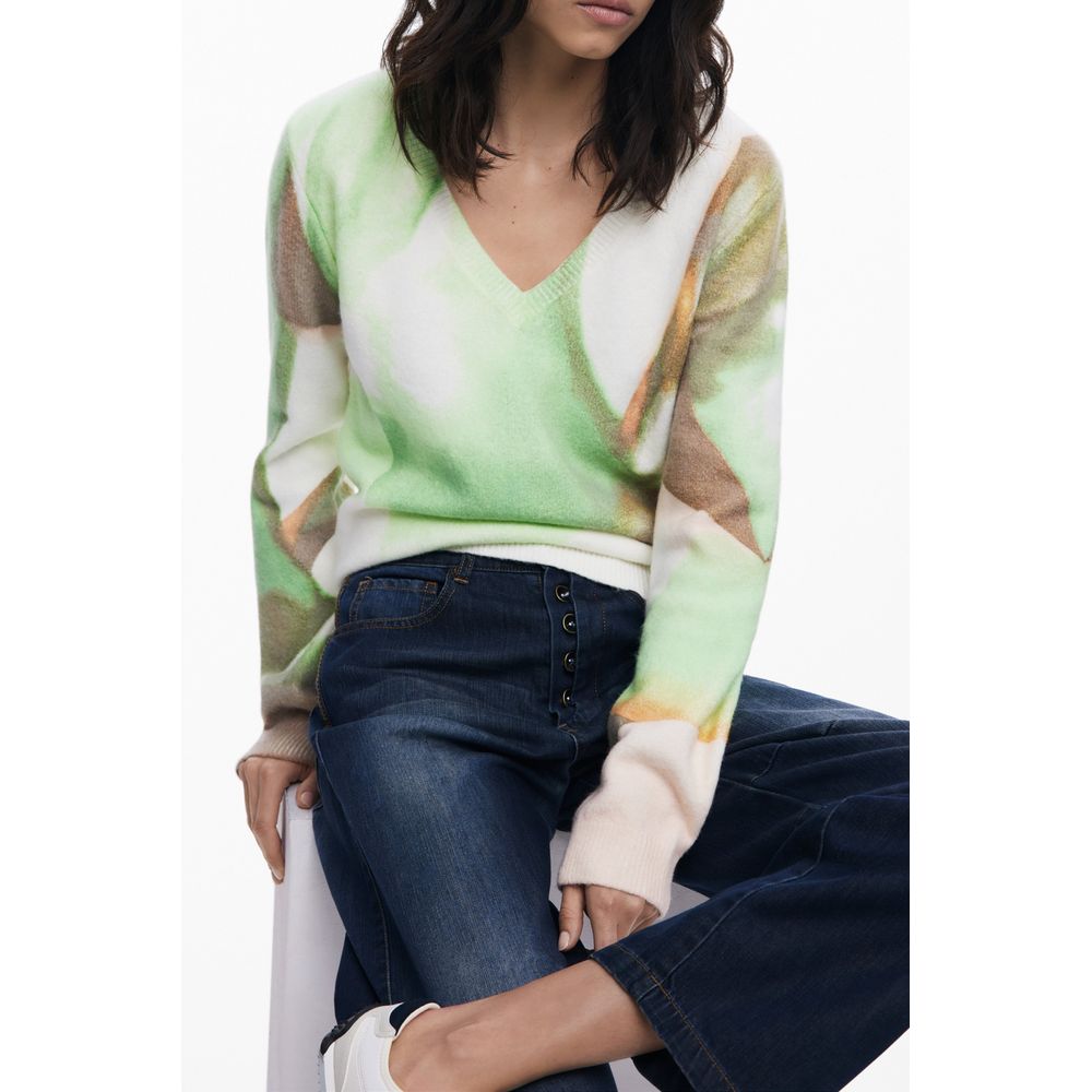 Desigual Verde Acrylic Women's Jersey
