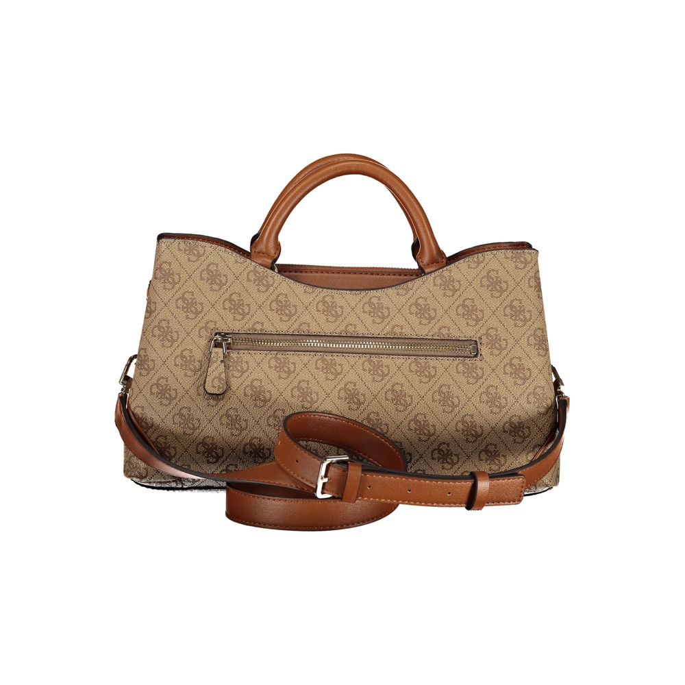 Guess Jeans Beige Polyurethane Women Handbag