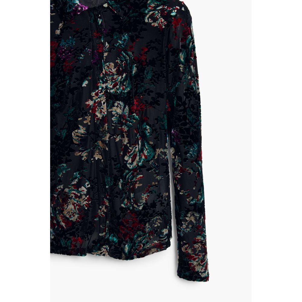 Desigual Nero Poliammide Women Shirt