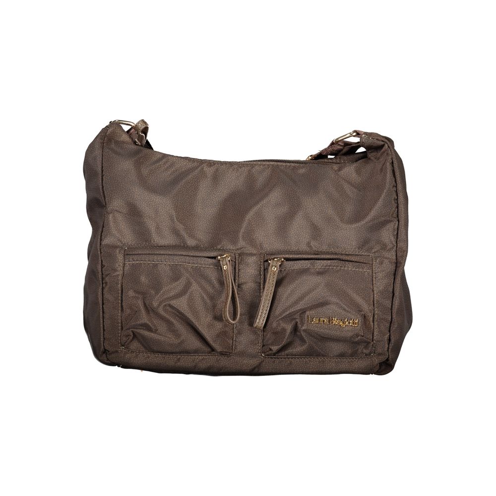 Laura Biagiotti Marrone Polyester Women Handbag