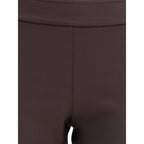 Avenue Montaigne Brown Polyamide Casual Pants