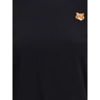 Maison Kitsuné Black Cotton T-Shirt