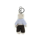 Prada Multicolor Cotton Keychain