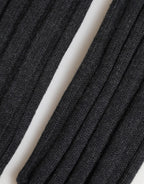 Dolce & Gabbana Black Virgin Wool Knitted Fingerless Gloves