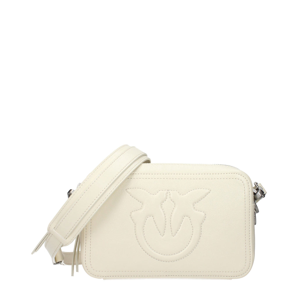 PINKO Blue Leather Crossbody Bag