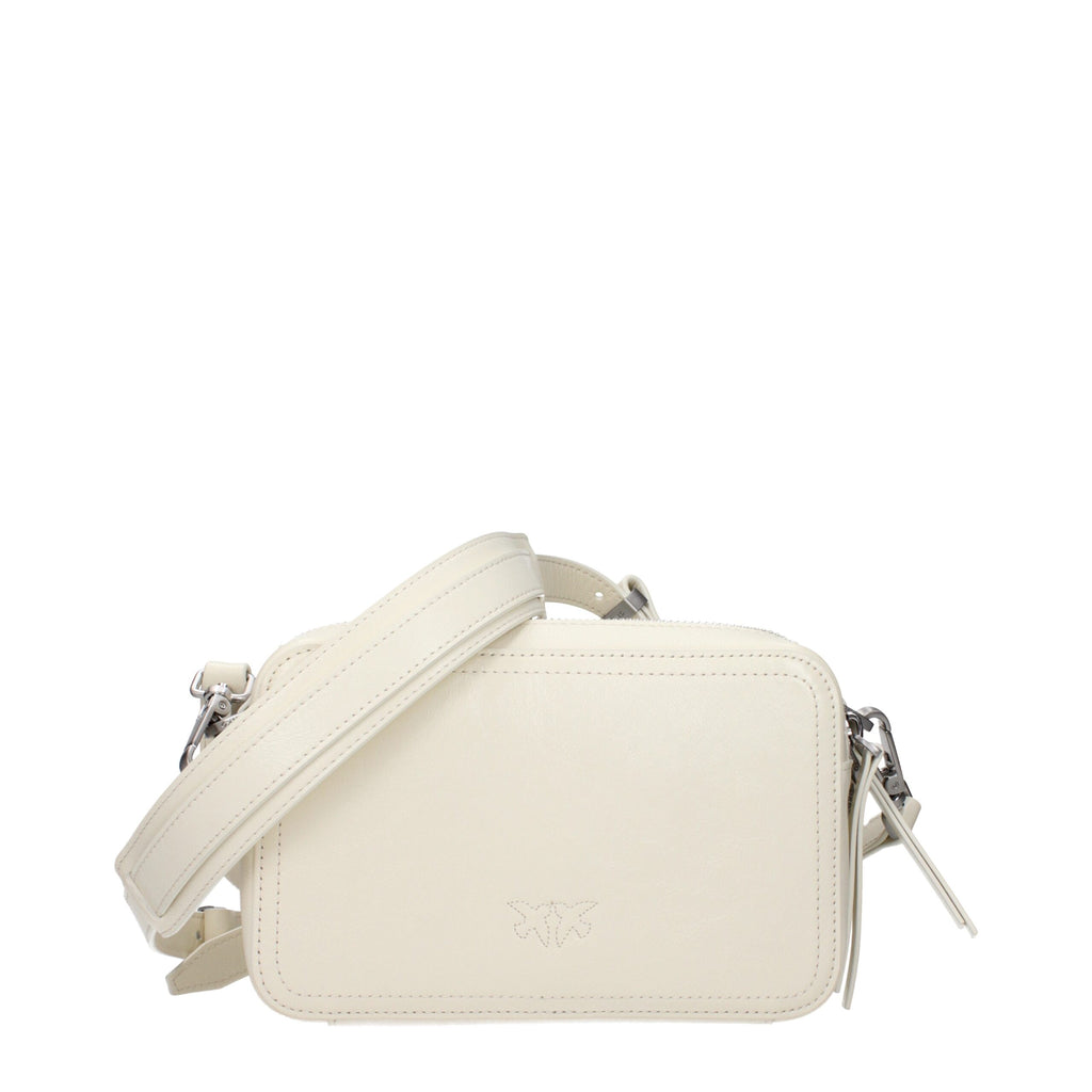 PINKO Blue Leather Crossbody Bag