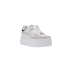 Guess White Polyethylene Platform Pumps