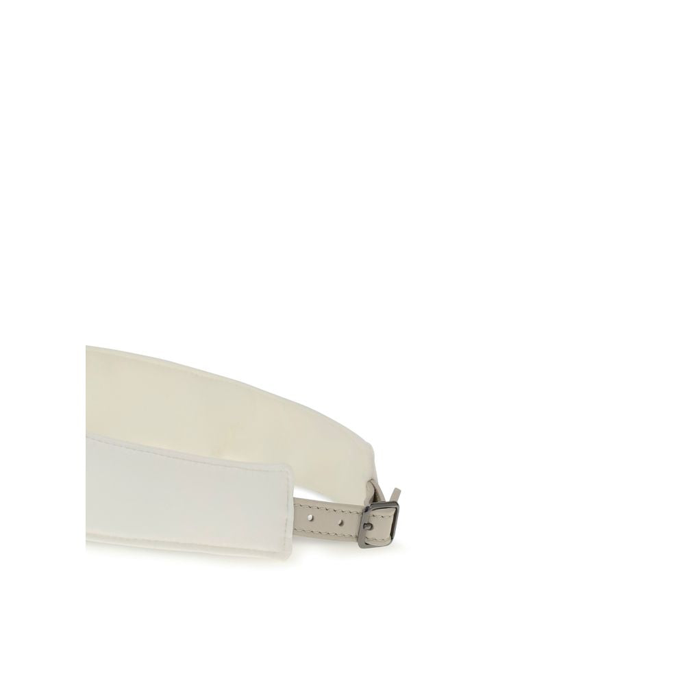 Brunello Cucinelli White Polyester Cap (Baseball Hat)