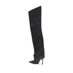 Diesel Black Fabric Over The Knee