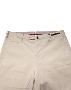 PT01 Beige Men Chino Mid Waist Straight Dress Trouser Pants