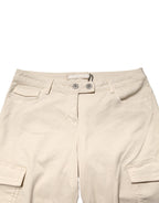 Scervino Street Beige Skinny Fit Mid Waist Men Denim Jeans
