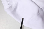 John Richmond White Printed Cotton Stretch Crew Neck T-shirt