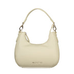 Mario Valentino Beige Polyurethane Women's Bag with Shoulder Strap