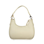 Mario Valentino Beige Polyurethane Women's Bag with Shoulder Strap