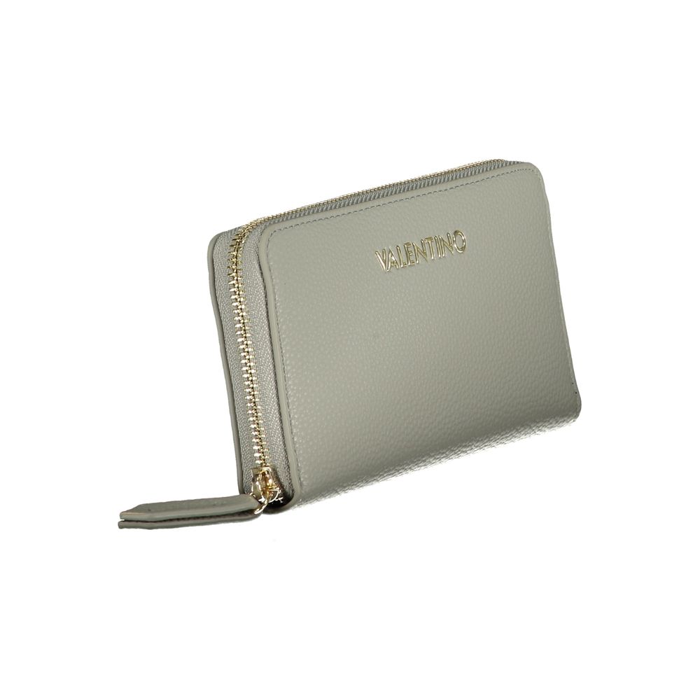 Mario Valentino Grigio Polyurethane Woman Wallet