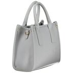 Mario Valentino Azzurro Polyurethane Women's Bag with Handles