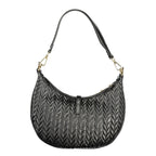 Mario Valentino Nero Polyurethane Women's Shoulder Bag