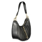 Mario Valentino Nero Polyurethane Women's Shoulder Bag