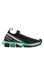 Dolce & Gabbana Black Slip On Sorrento Men Sneakers Shoes