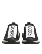 Dolce & Gabbana Black Slip On Sorrento Men Sneakers Shoes