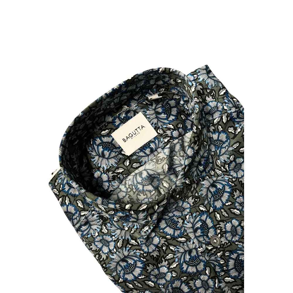 Bagutta Multicolor Cotton Men's Shirt