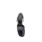 The Row Black Calf Leather Bos Taurus Mid Heel Pumps