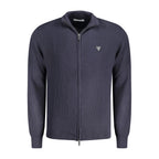 Guess Jeans Blu Organic Cotton Men Cardigan