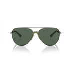 Emporio Armani Gray Metal Sunglasses