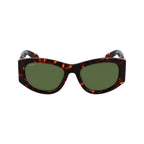 Ferragamo Brown Acetate Sunglasses