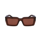 Ferragamo Brown Acetate Sunglasses