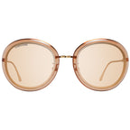 Longines Brown Metal Sunglasses