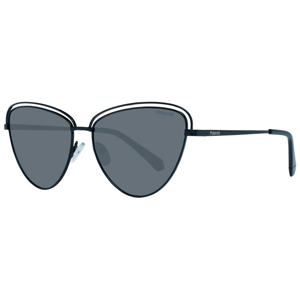 Polaroid Black Metal Sunglasses
