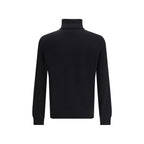 Aragona Cashmere Black Merino Wool Turtleneck
