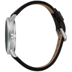 Just Cavalli Black Leather Dress Watch