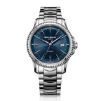 Emile Chouriet Gray Stainless Steel Dress Watch