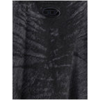 Diesel Black Cotton Long Skirt
