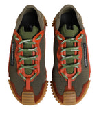 Dolce & Gabbana Multicolor Lace Up Low Top NS1 Sneakers Shoes