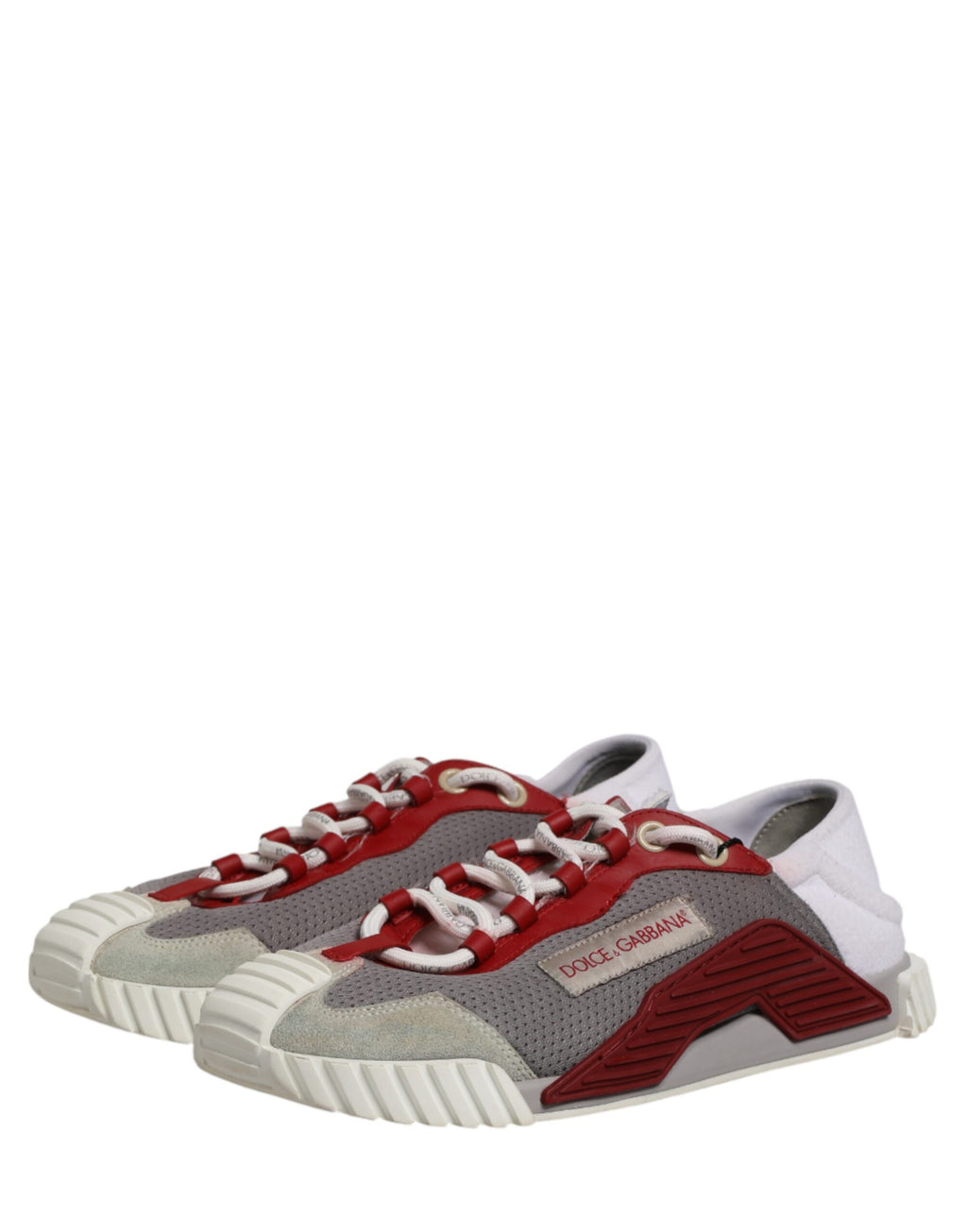 Dolce & Gabbana Multicolor Lace Up Low Top NS1 Sneakers Men Shoes
