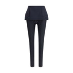 Diesel Black Polyester Casual Pants