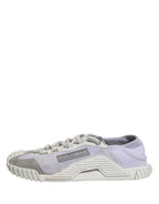 Dolce & Gabbana White Lace Up Low Top NS1 Sneakers Men Shoes