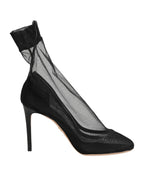 Dolce & Gabbana Black Nylon Stretch Mesh Sock Boots  Shoes