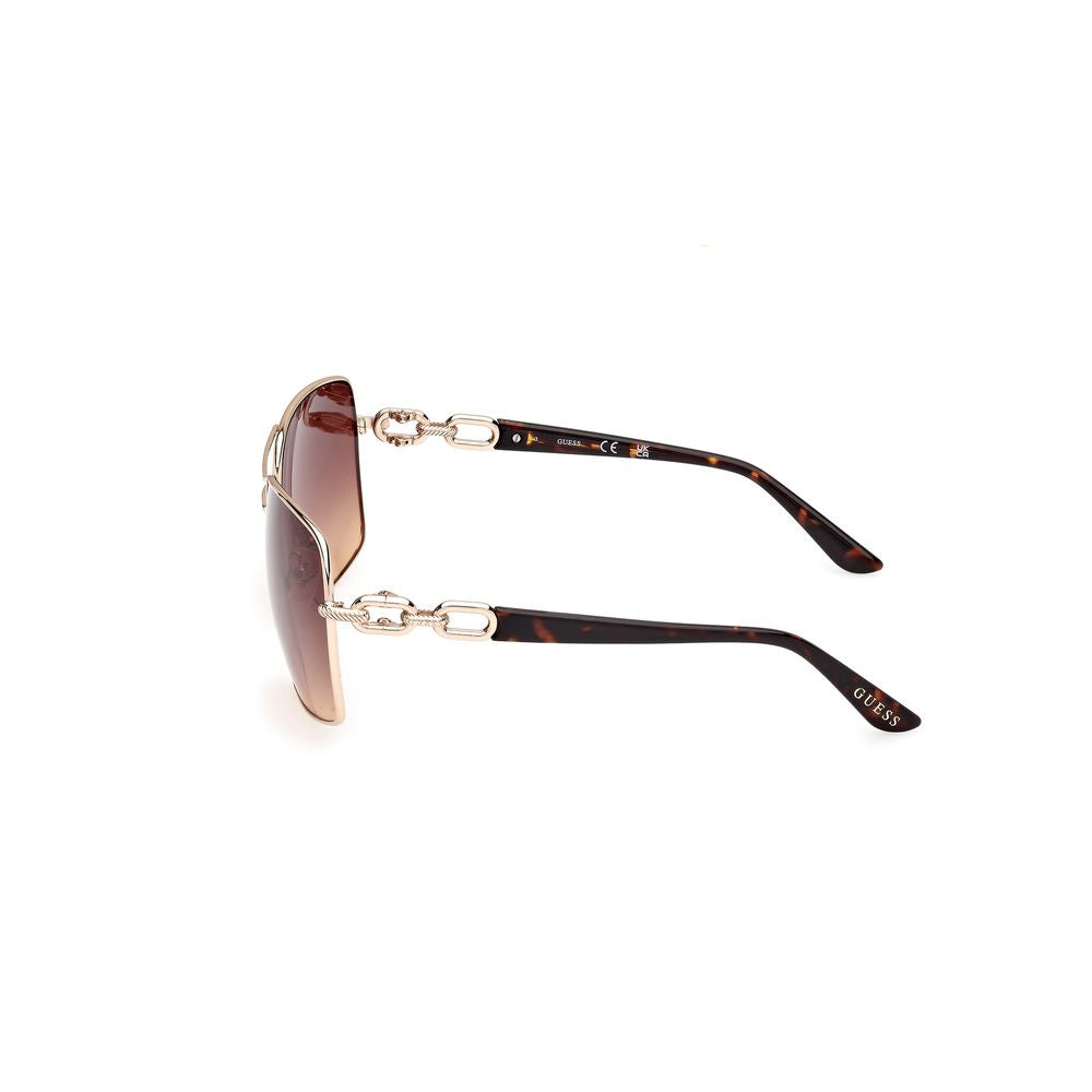 Guess Gold Metal Sunglasses