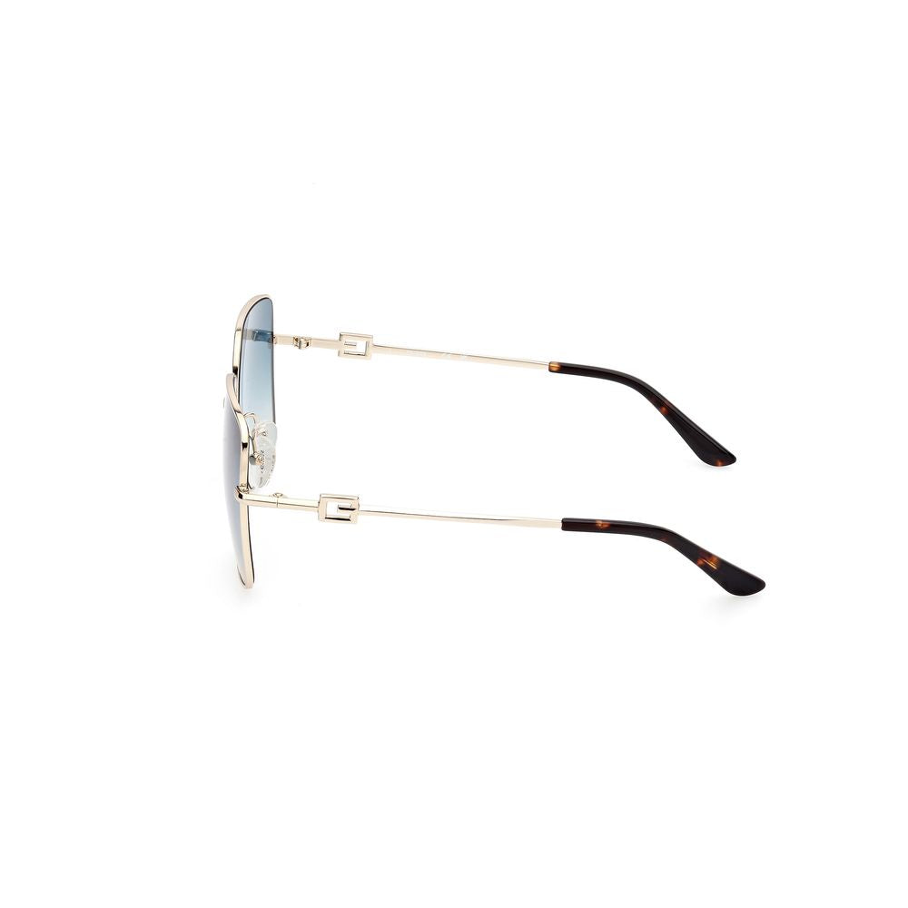 Guess Gold Metal Sunglasses