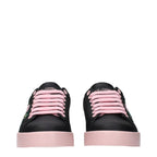 Dolce & Gabbana Black Leather Sneakers