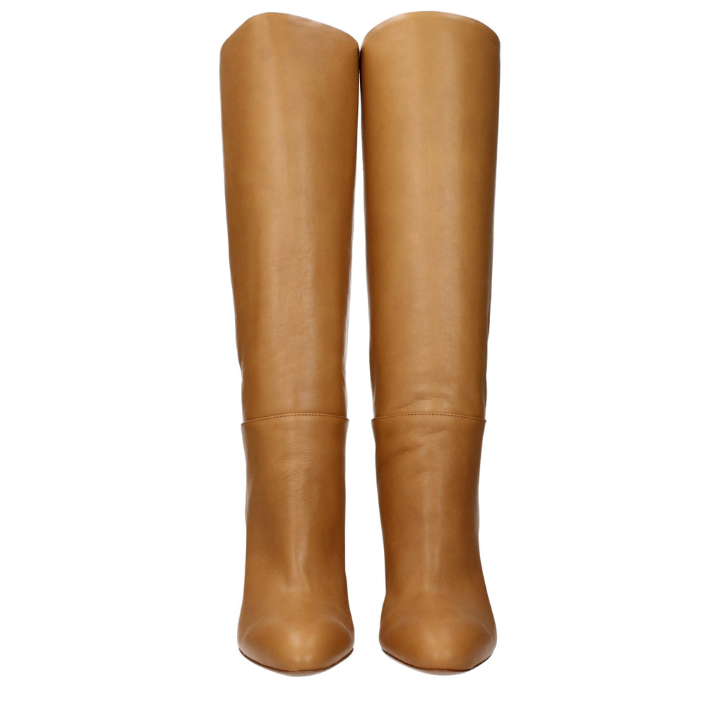 Paris Texas Brown Leather Boots